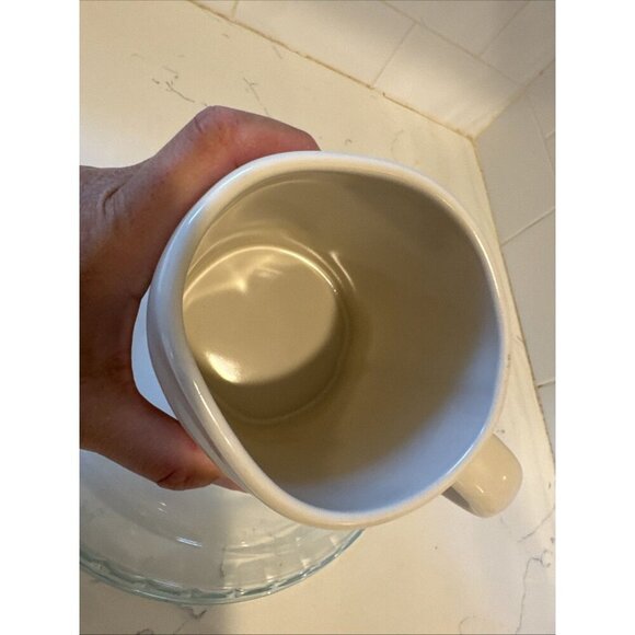 FIGHTER White Coffee Mug by Magenta. Rae Dunn Artisan Collection Design. - Picture 9 of 10